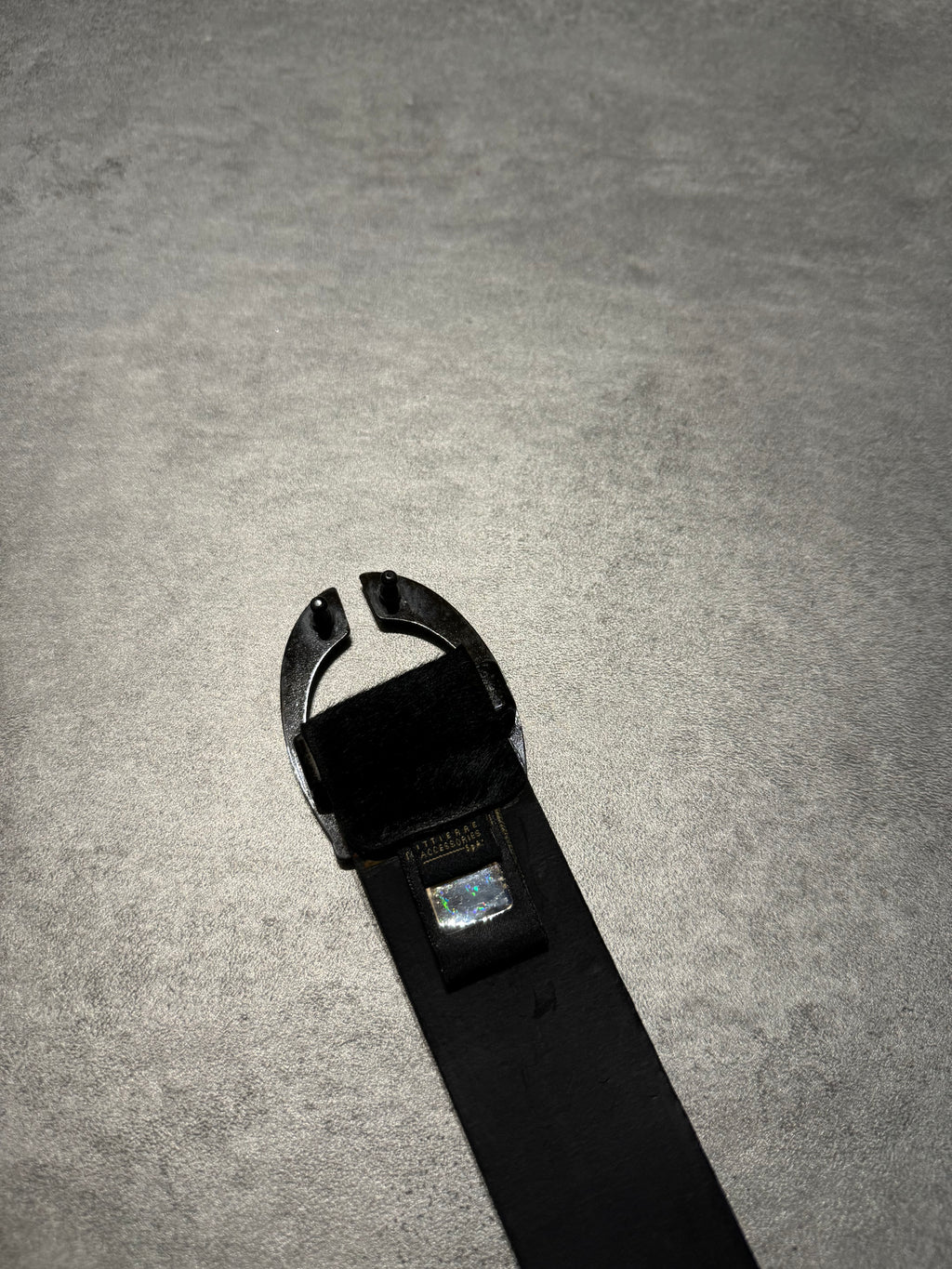 2000s Cavalli Black Pony Hair Leather Belt (OS) - 5