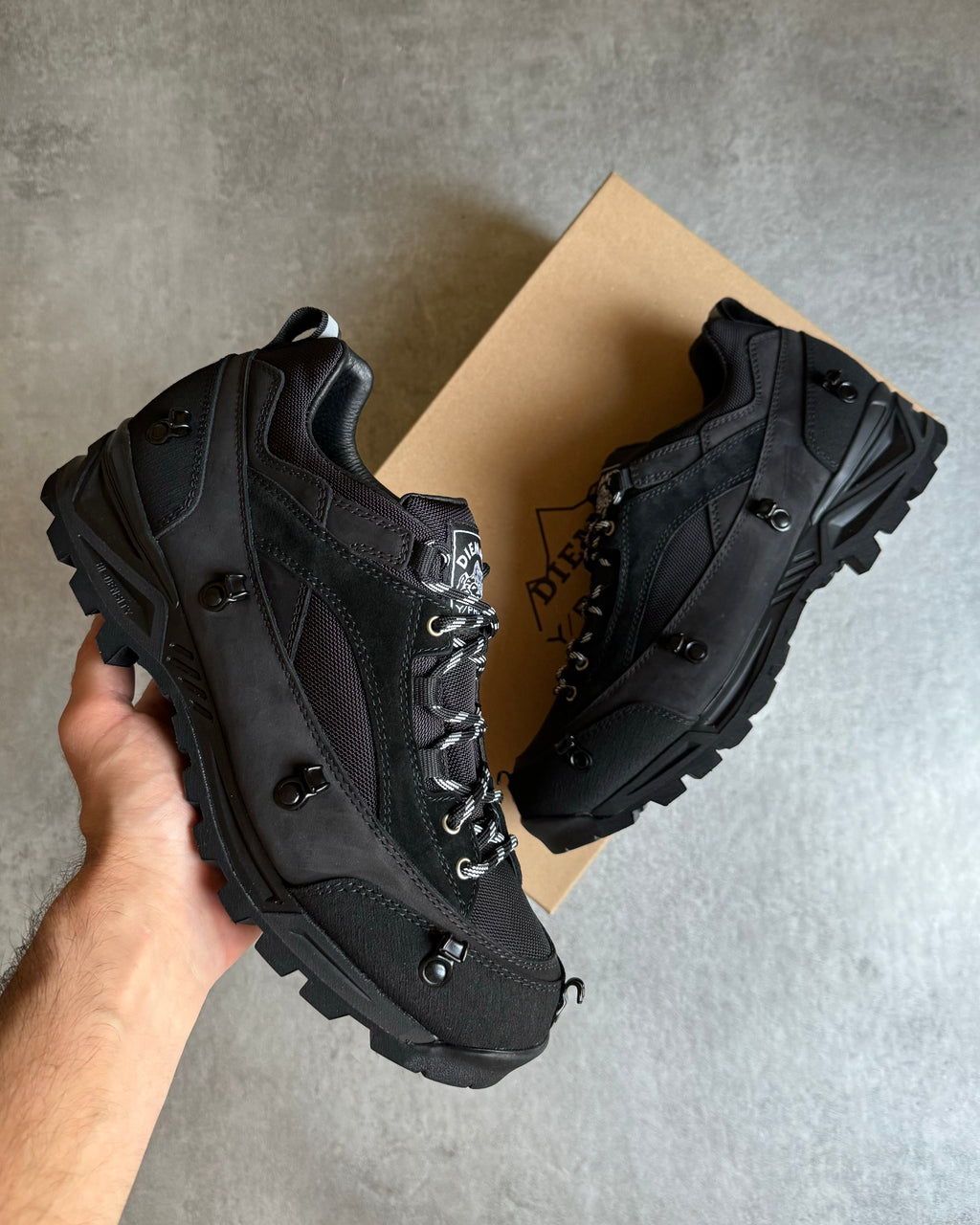 Y/Project x Diemme Black Grappa Hiker Shoes (41eu/us8 Y/Project x Diemme Black Grappa Hiker Shoes (41eu/us8