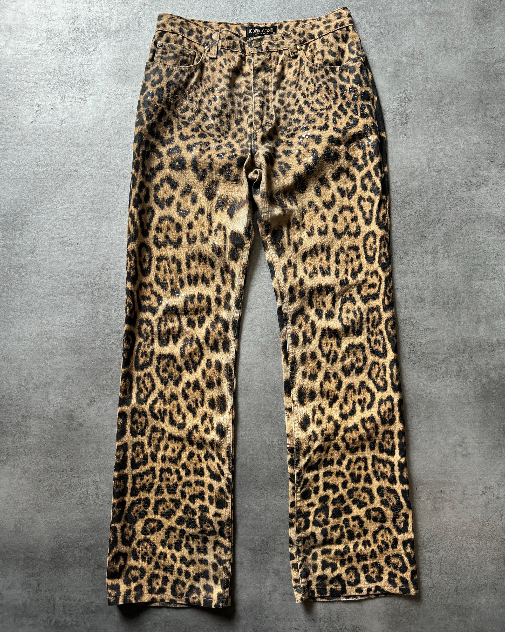 FW2000 Roberto Cavalli Jaguar Savage Pants (XS) - 1
