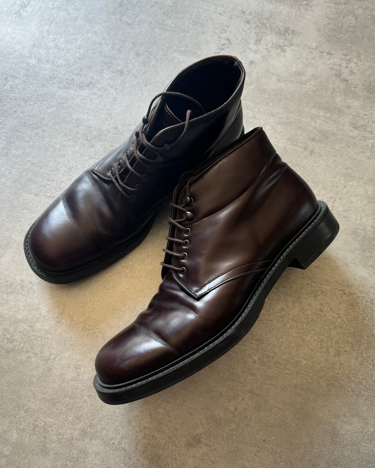 AW2008 Prada Leather Derbies High (45,5) - 2