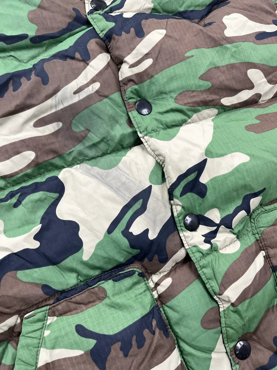 2010s Ralph Lauren American Flag Camo Reversible Navy Puffer Vest ZFoPnvlo 11