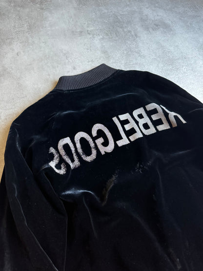 AW2002 Undercover Signed 'Rebelgods' Velour Bomber (M) - 5