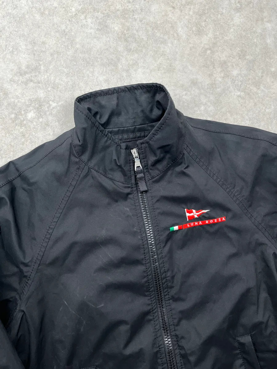 2000s Black Nylon Luna Rossa Logo Bomber Jacket ZOiCkEkW 6
