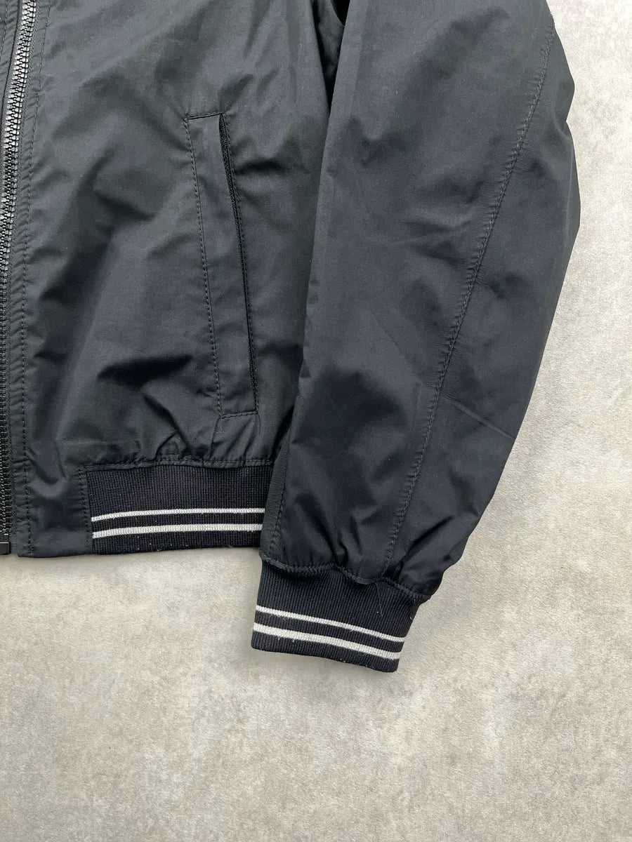 2000s Black Nylon Luna Rossa Logo Bomber Jacket ZOiCkEkW 8