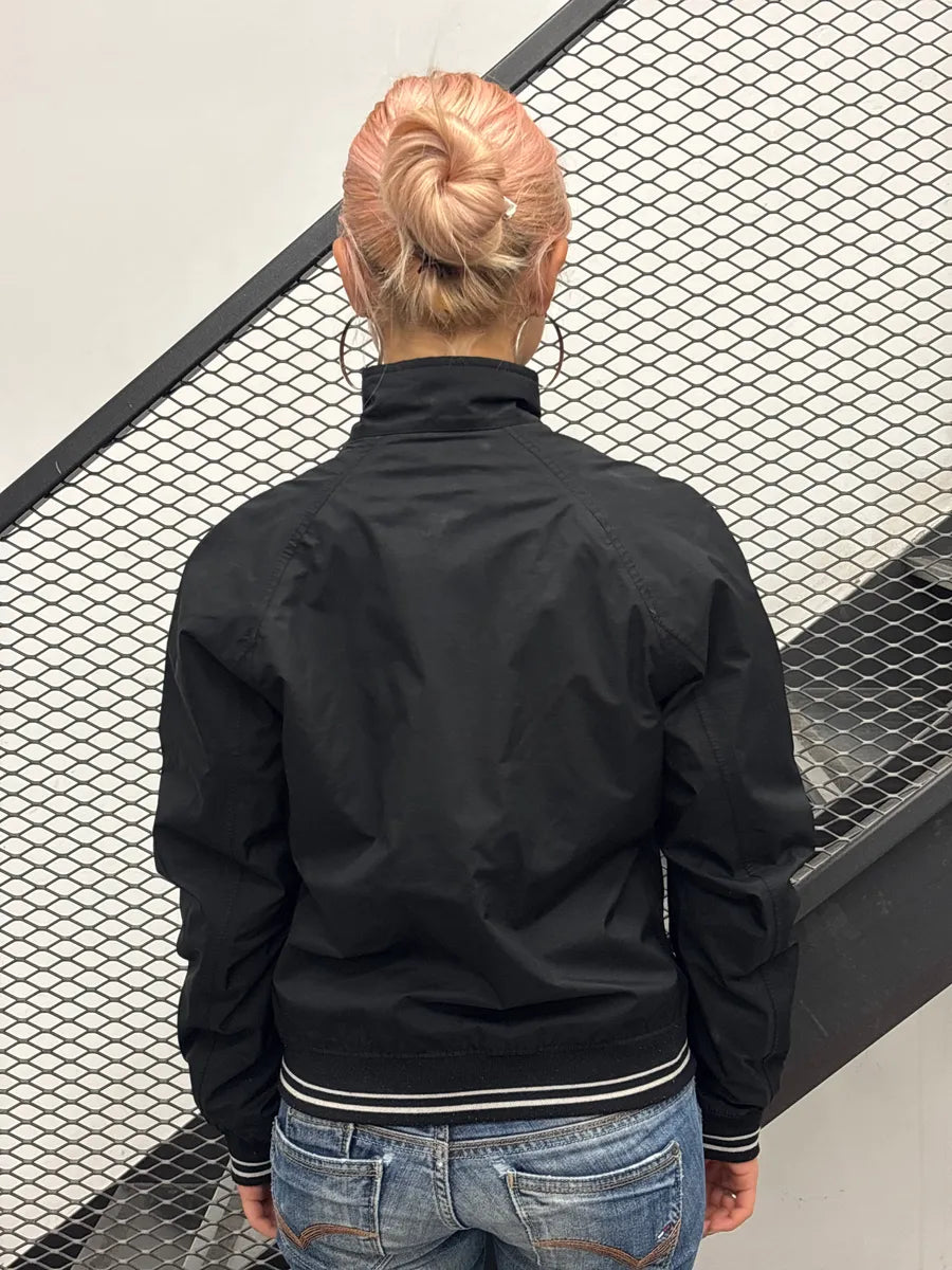 2000s Black Nylon Luna Rossa Logo Bomber Jacket ZOiCkEkW 2