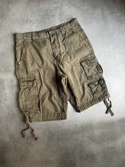 FW2006 Dolce & Gabbana Multi Pockets Cargo Olive Shorts  (L) - 5