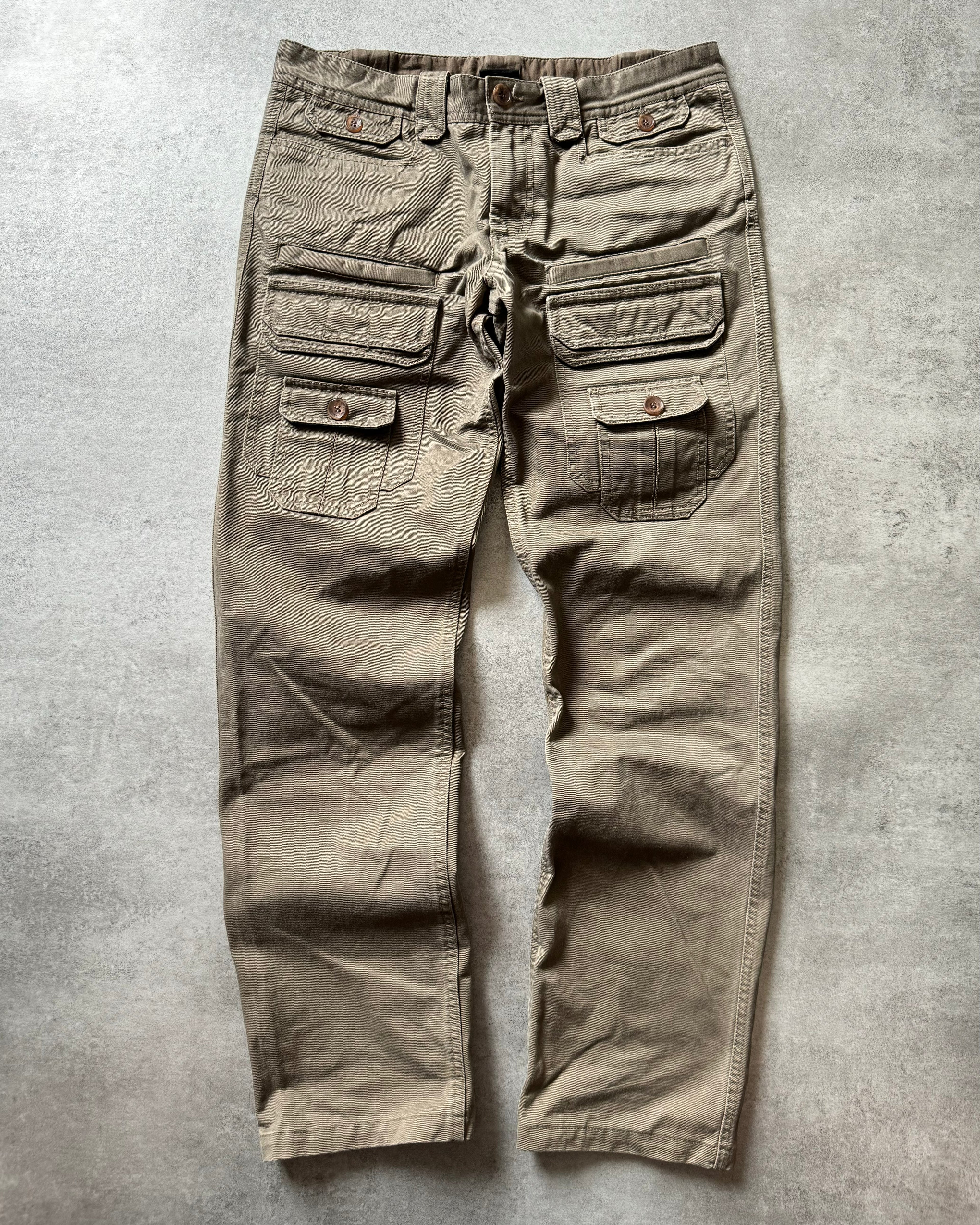 SS2008 Dolce & Gabbana Military Frontal Cargo Pants (S) - 1
