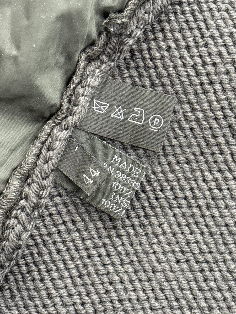 SS1999 Prada Grey Wool & Nylon Hooded Belted Jacket ZVTiGkHR 14