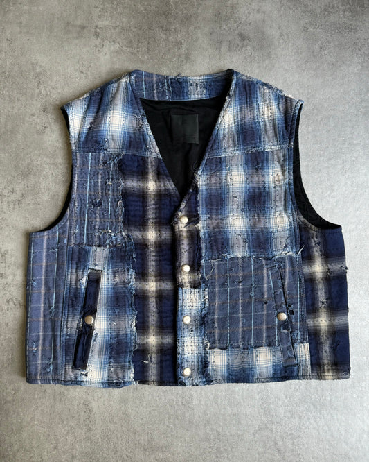 AW2023 Givenchy Sample Artisanal Japanese Boro Vest (M) - 1