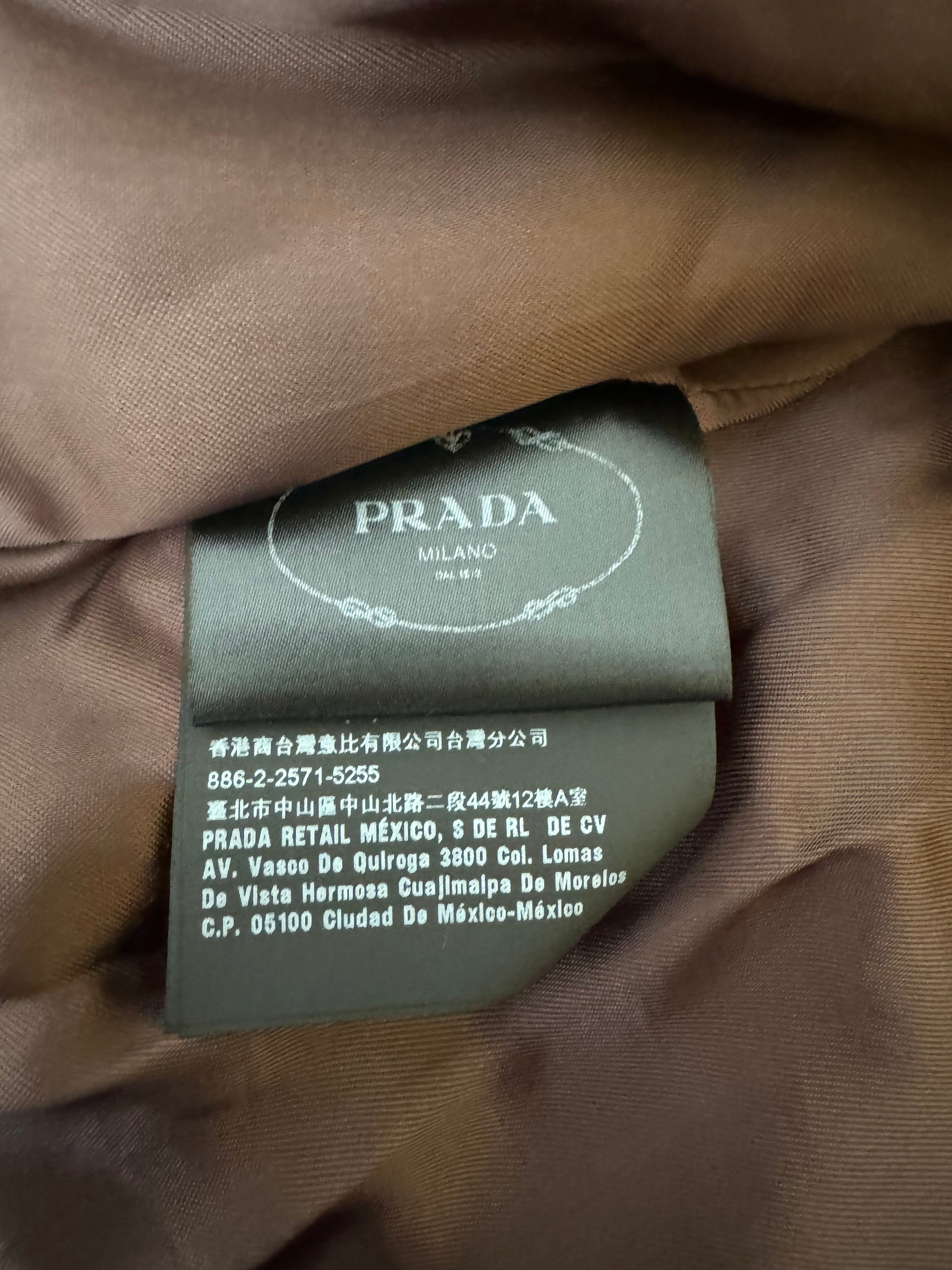 AW2017 Prada Brown Soft Relaxed Leather Jacket  (XS) - 6