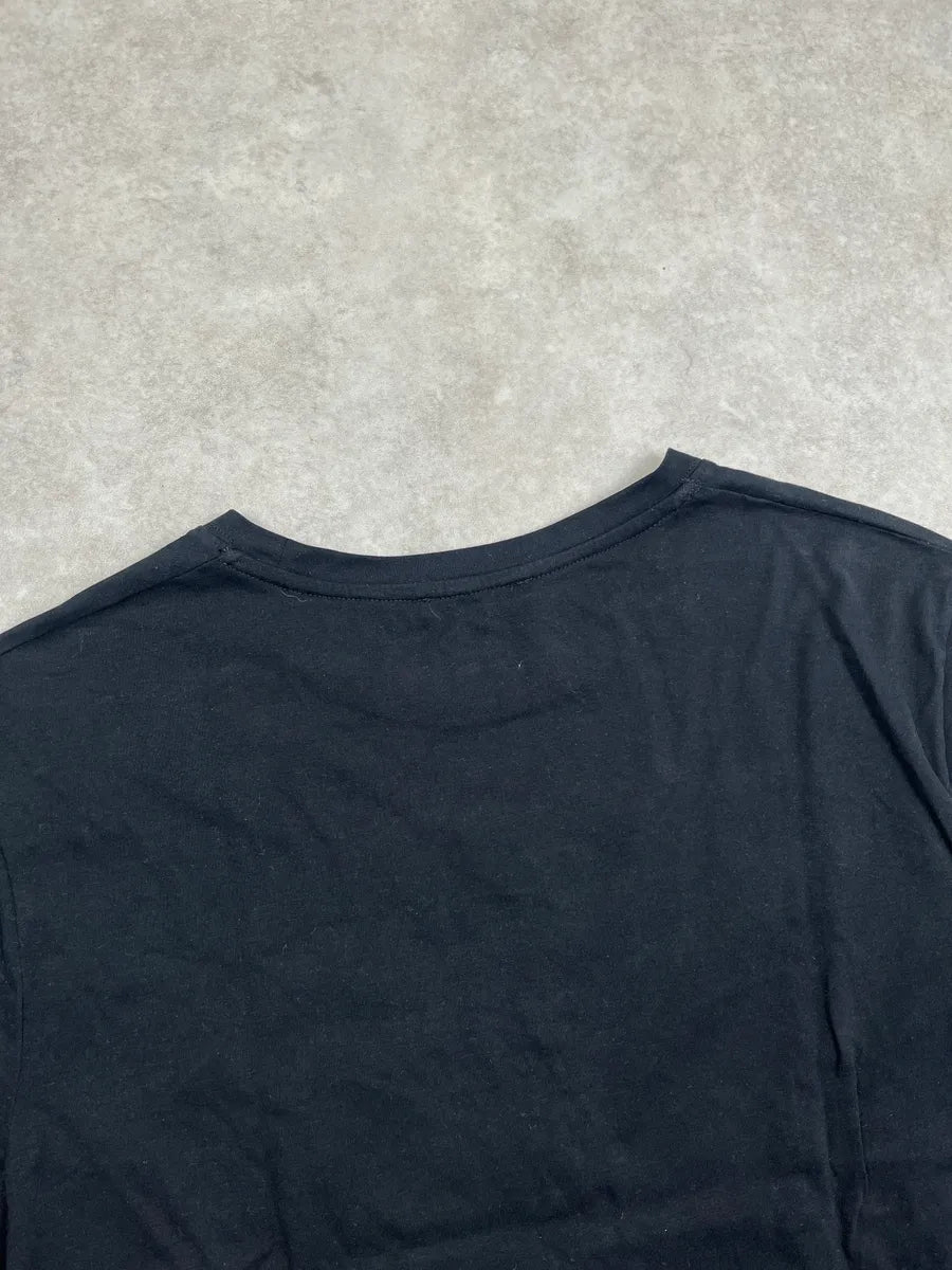Balmain Black Crest Logo T-Shirt ZYzBlgZF 5