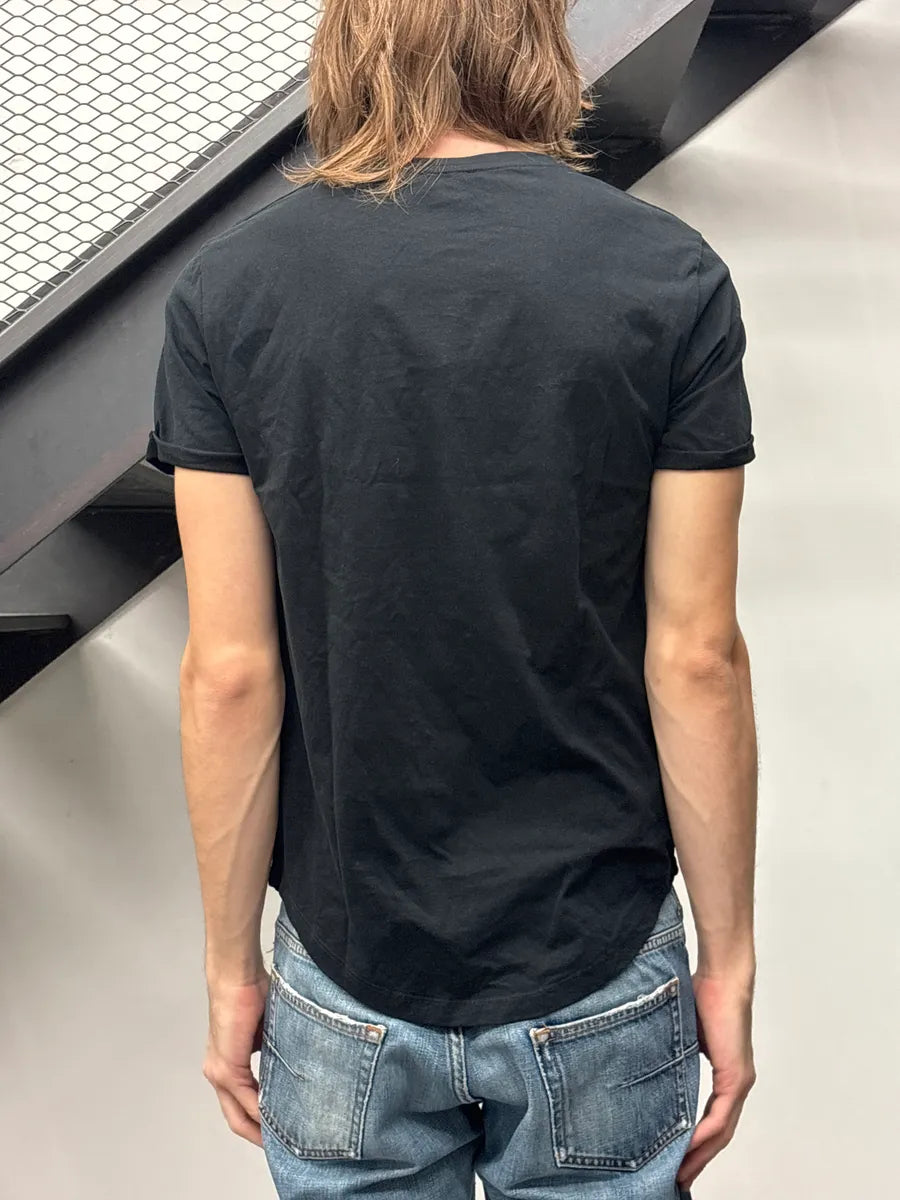 Balmain Black Crest Logo T-Shirt ZYzBlgZF 2