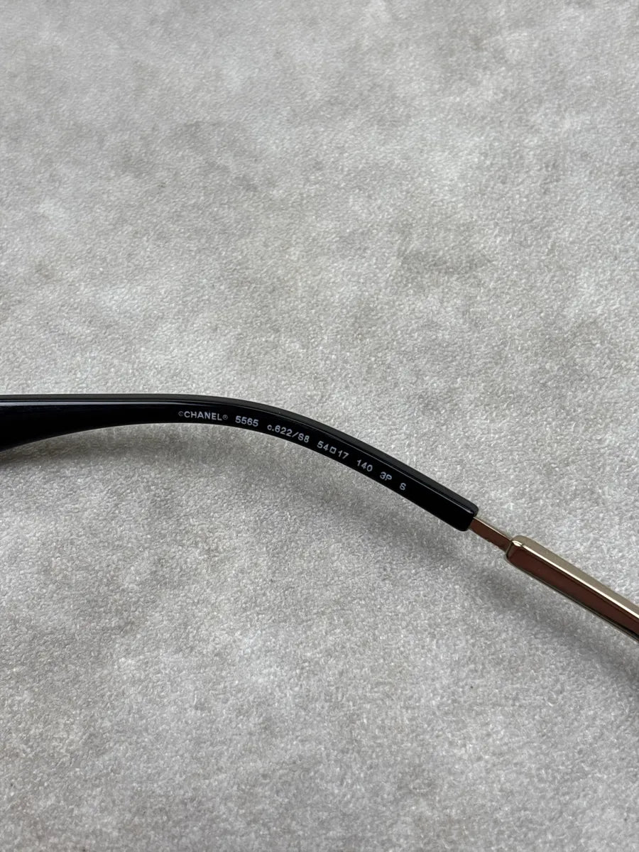 Chanel Black Acetate Logo Sunglasses ZkROtpzl 12