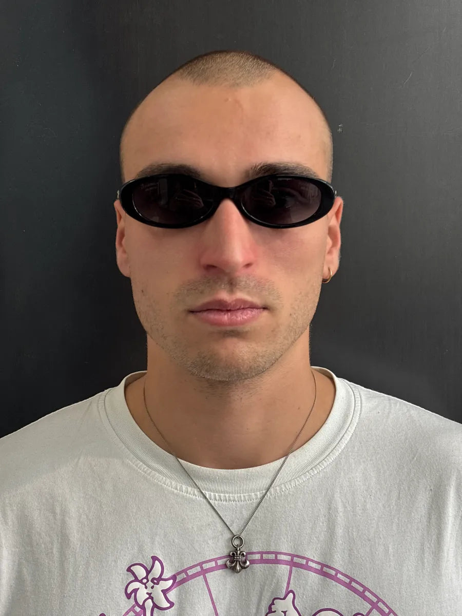 Chanel Black Acetate Logo Sunglasses ZkROtpzl 1