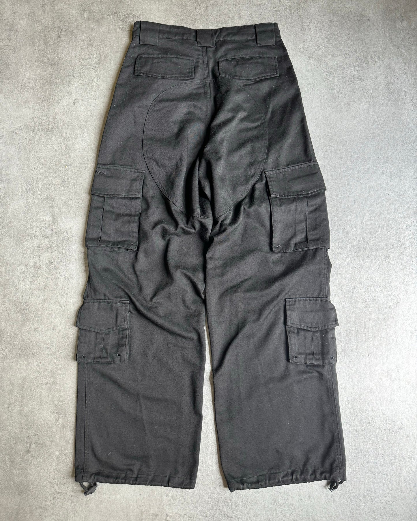 SS2020 Balenciaga Avant-Garde Black Cargo Pants (S) - 3