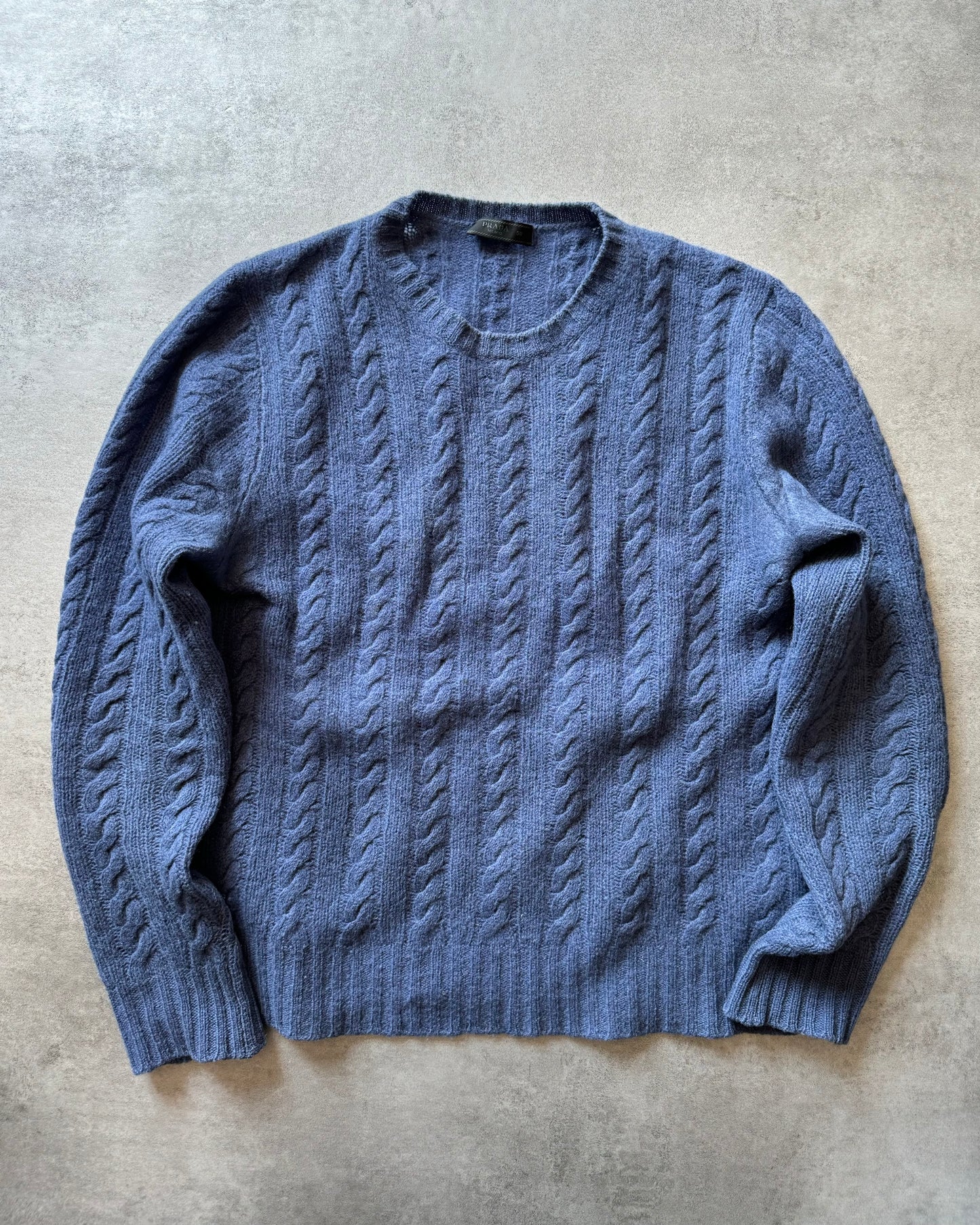 Prada Blue Elegant Wool Sweater (S) - 5