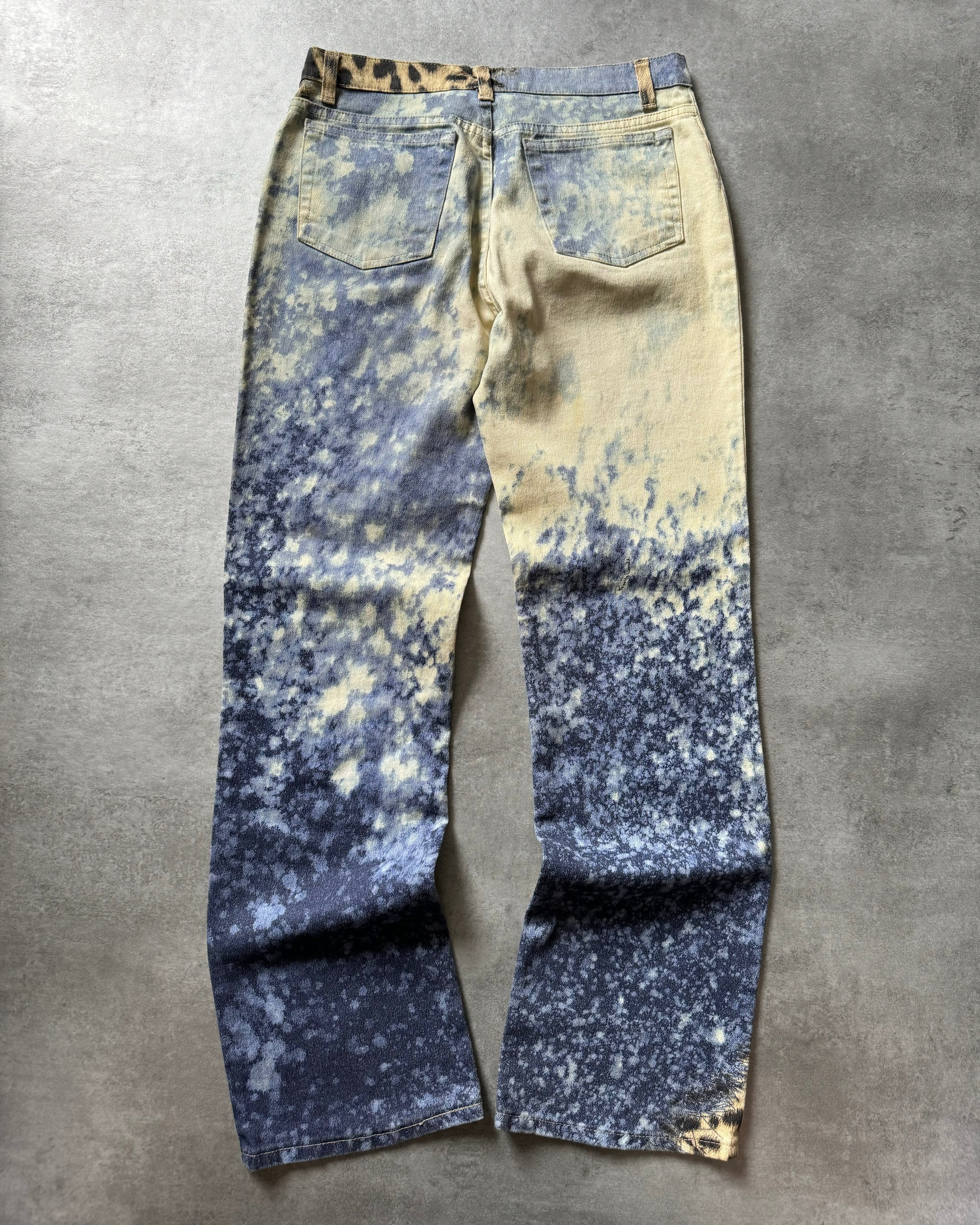 2000s Roberto Cavalli Jaguar Ocean Exploration Pants (M) - 3