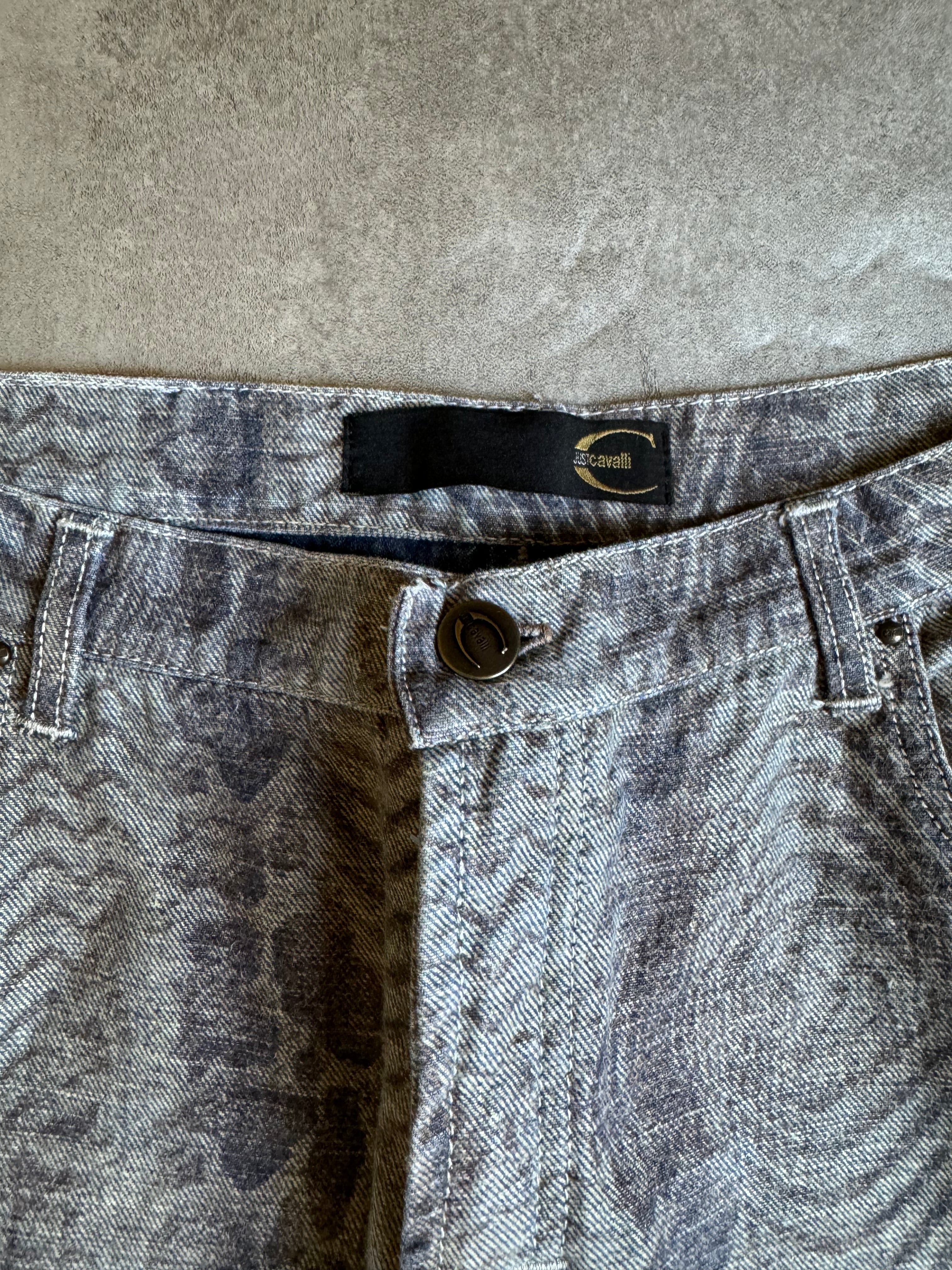 SS2008 Cavalli Panther Psycho Brut Pants (S) - 7