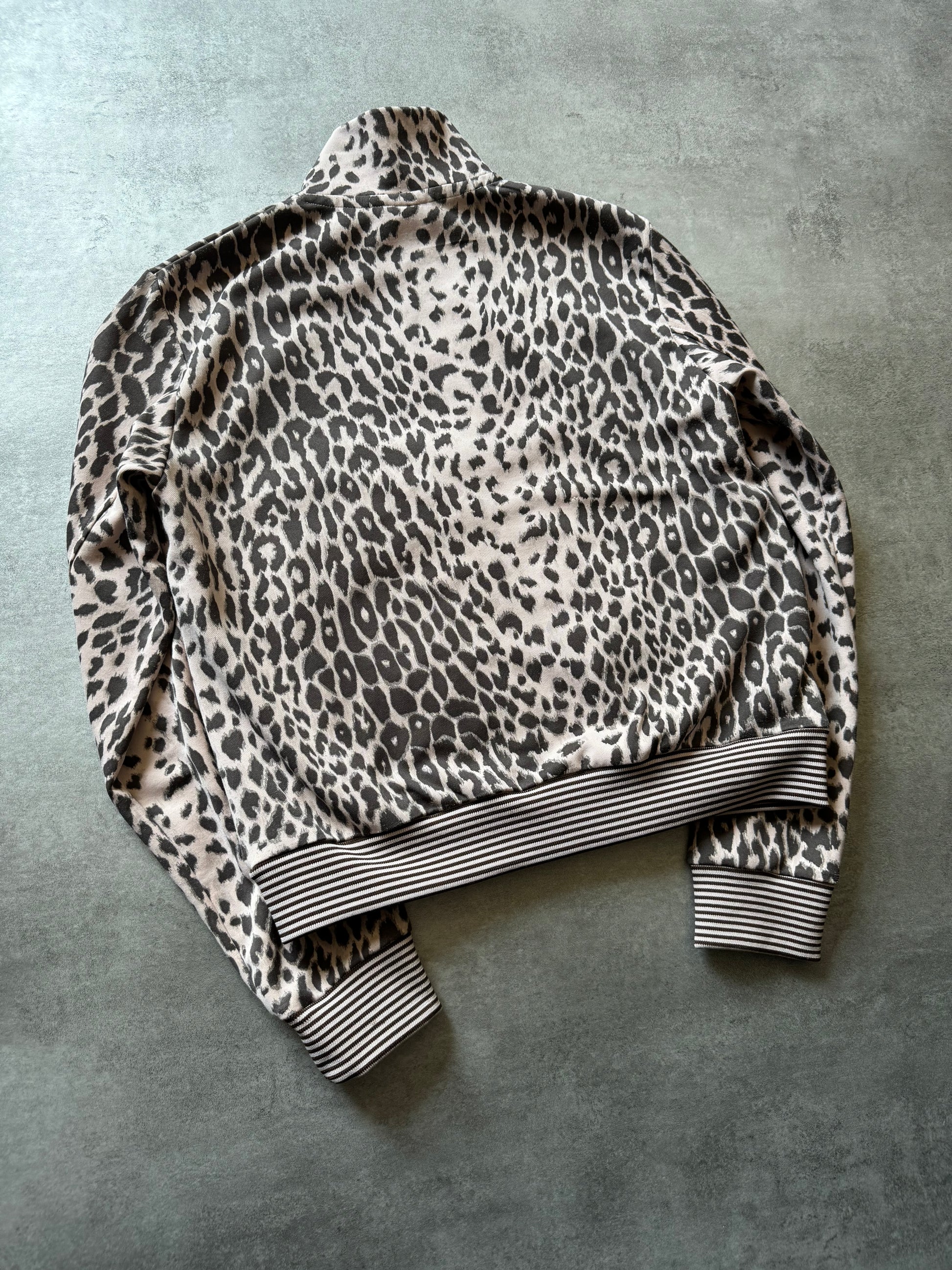 Dries Van Noten Cozy Creamy Leopard Zip-Up (M) - 5