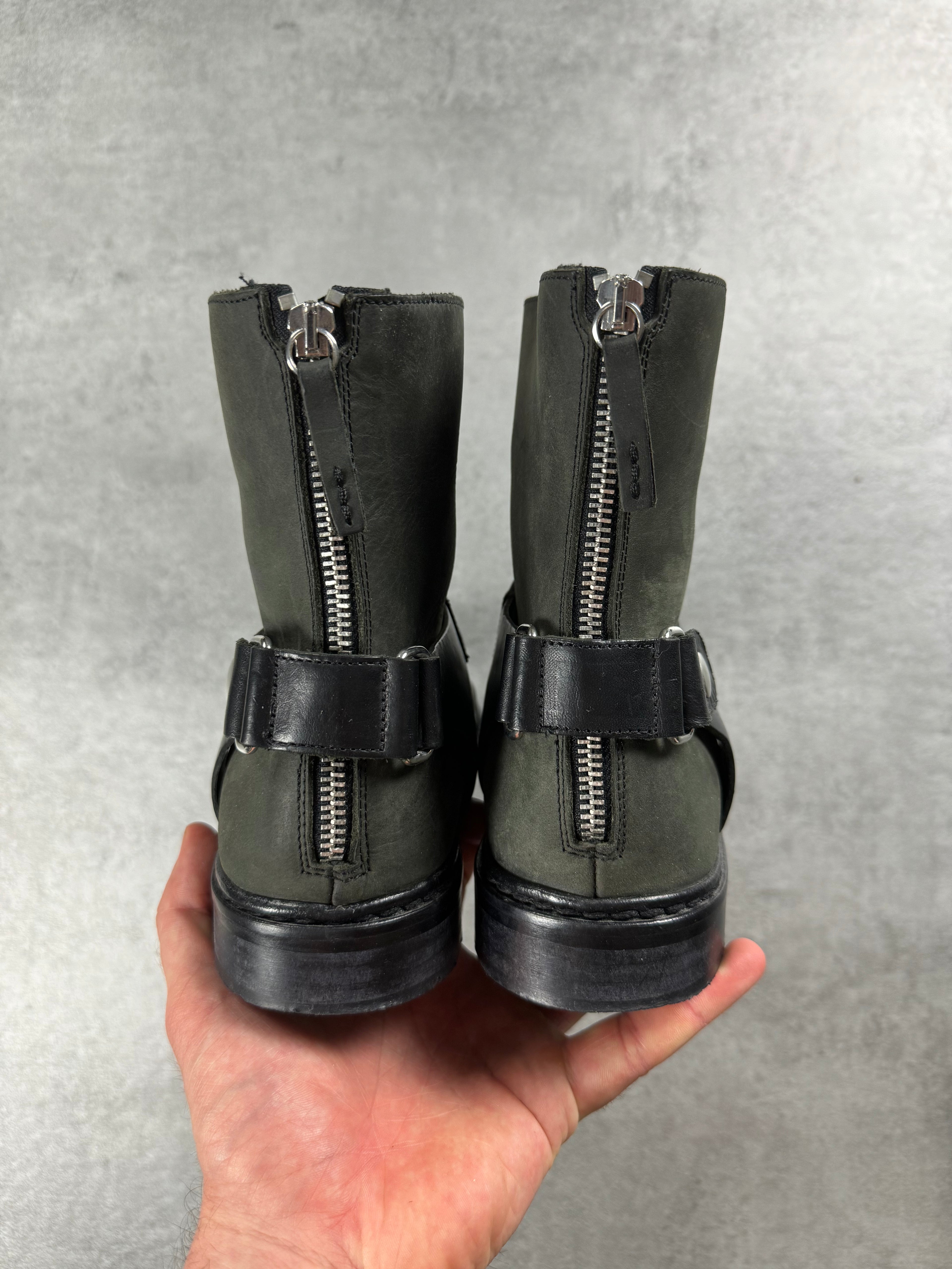 AW2011 Cavalli Cow Boy Leather Boots  (42) - 5