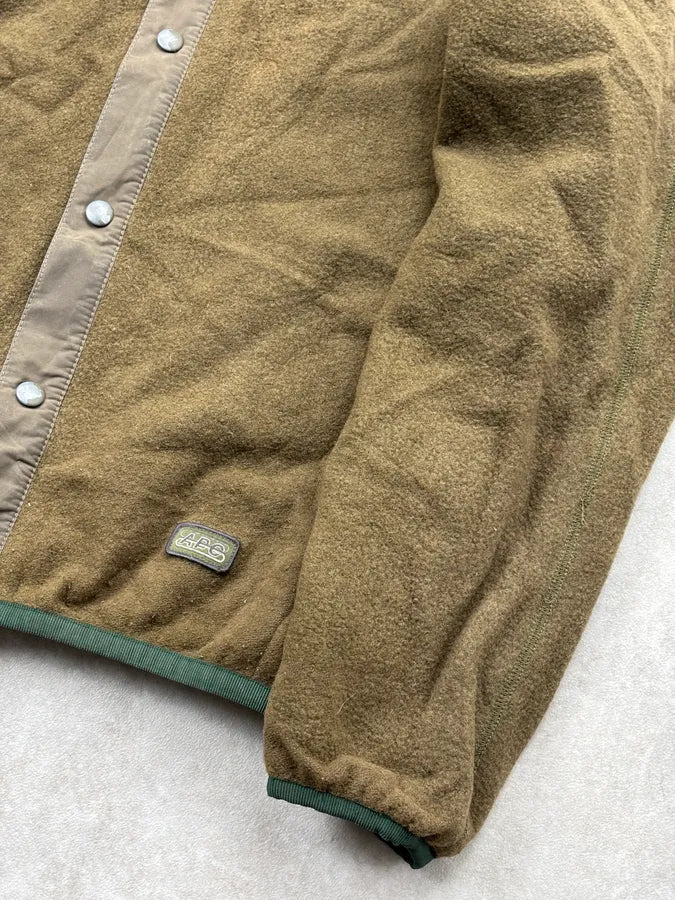 A.P.C khaki Green Fleece Light Jacket  IqebSlC 7