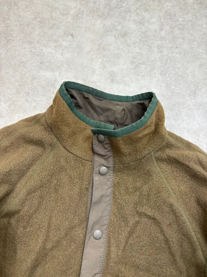 A.P.C khaki Green Fleece Light Jacket  IqebSlC 3