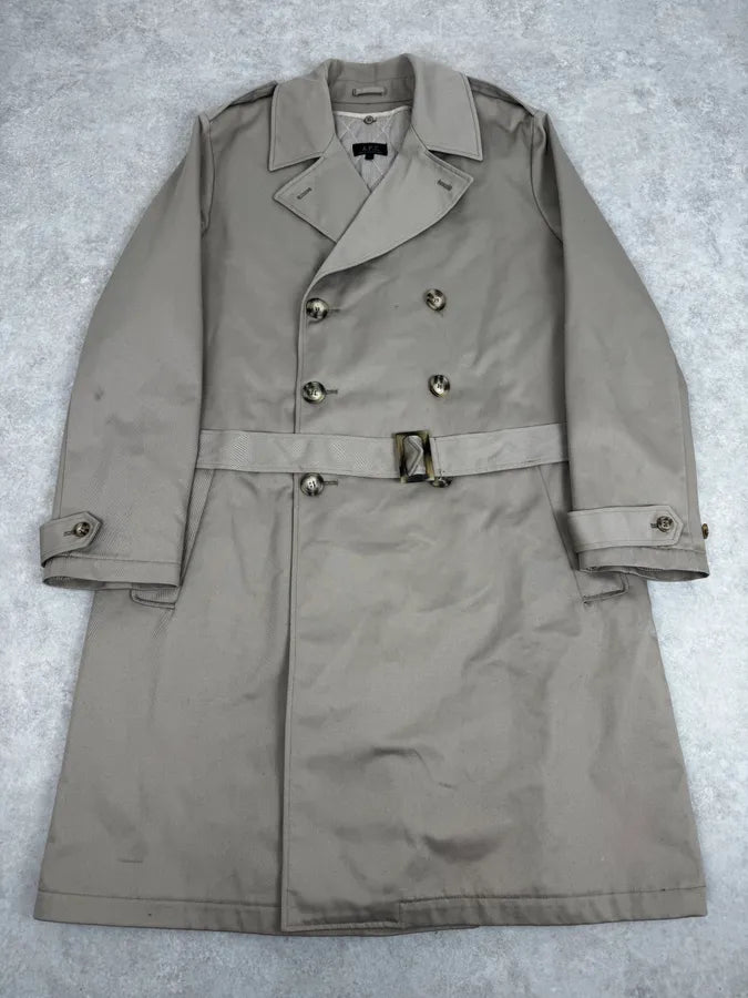A.P.C. Beige Classy Trench Coat UeLKWHH 0