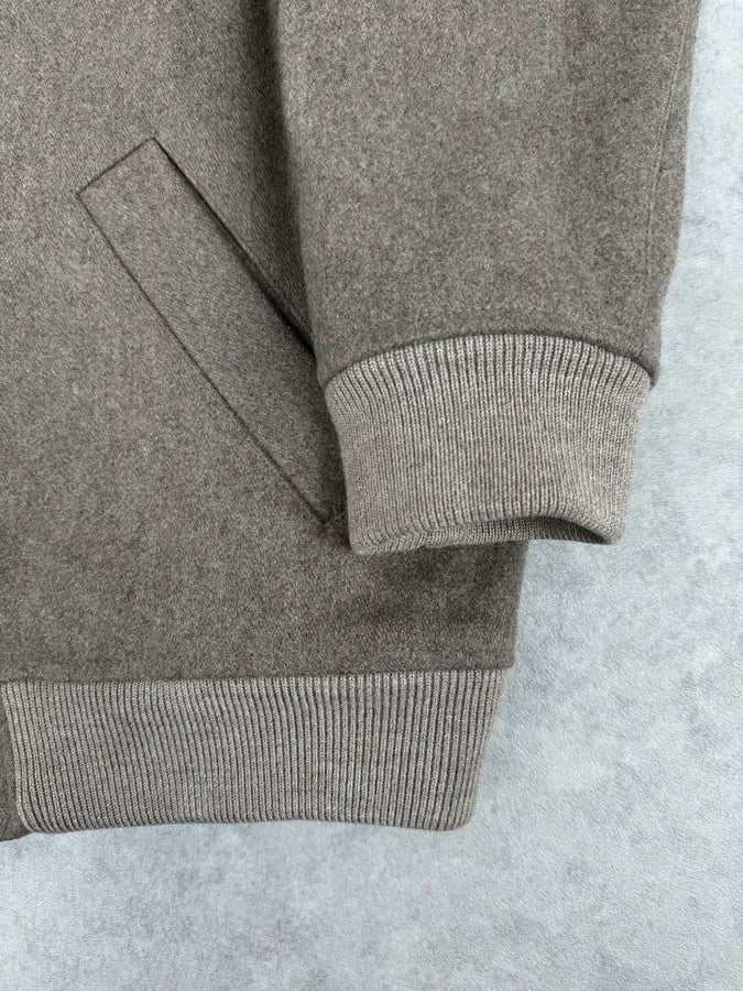 A.P.C. Beige Classy Wool Bomber Jacket MUcxvcI 7