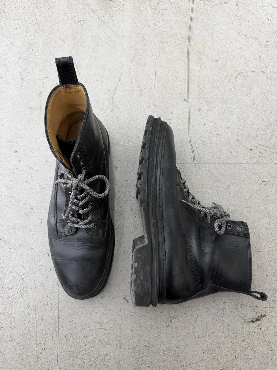 A.P.C. Black Leather Daily Boots lgJirEI 1
