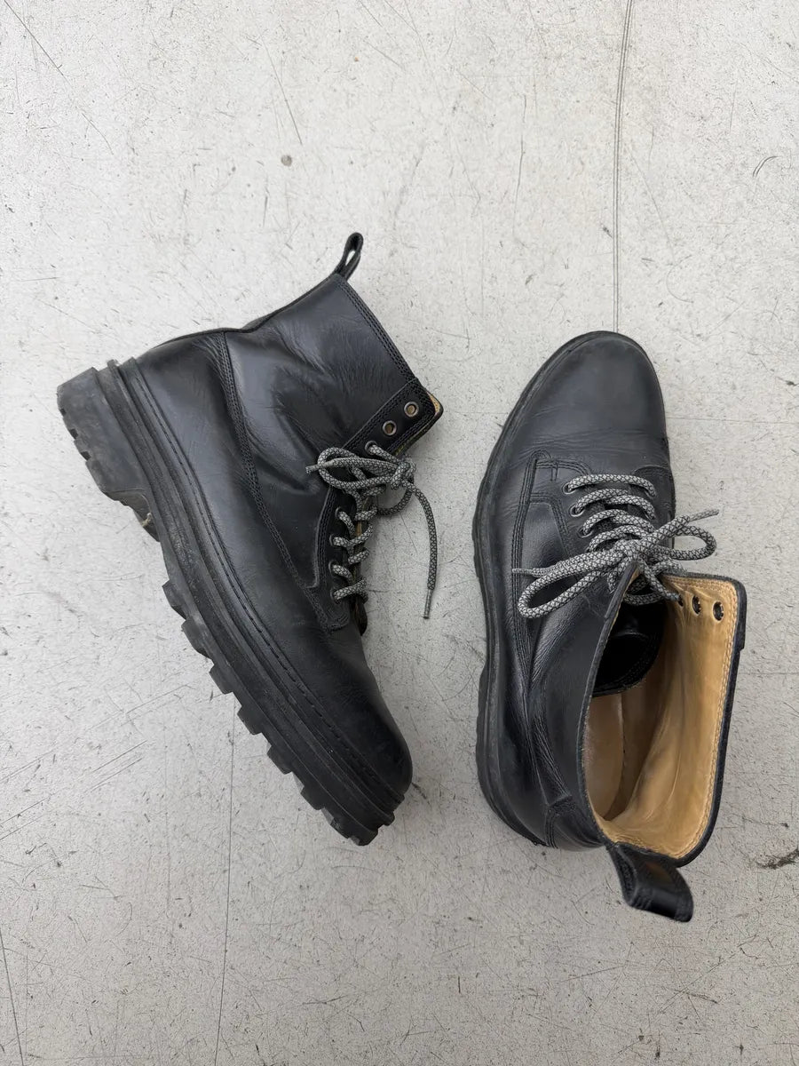 A.P.C. Black Leather Daily Boots lgJirEI 2