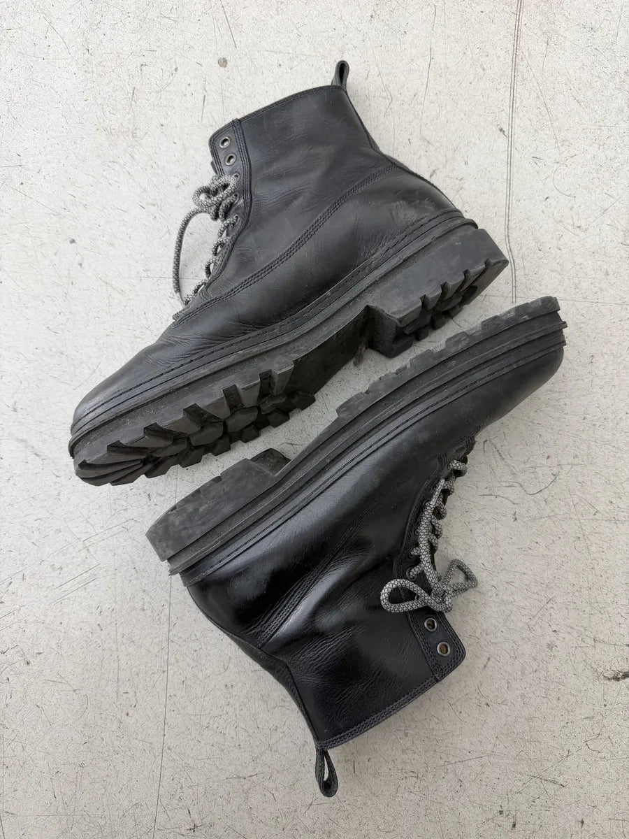 A.P.C. Black Leather Daily Boots lgJirEI 3