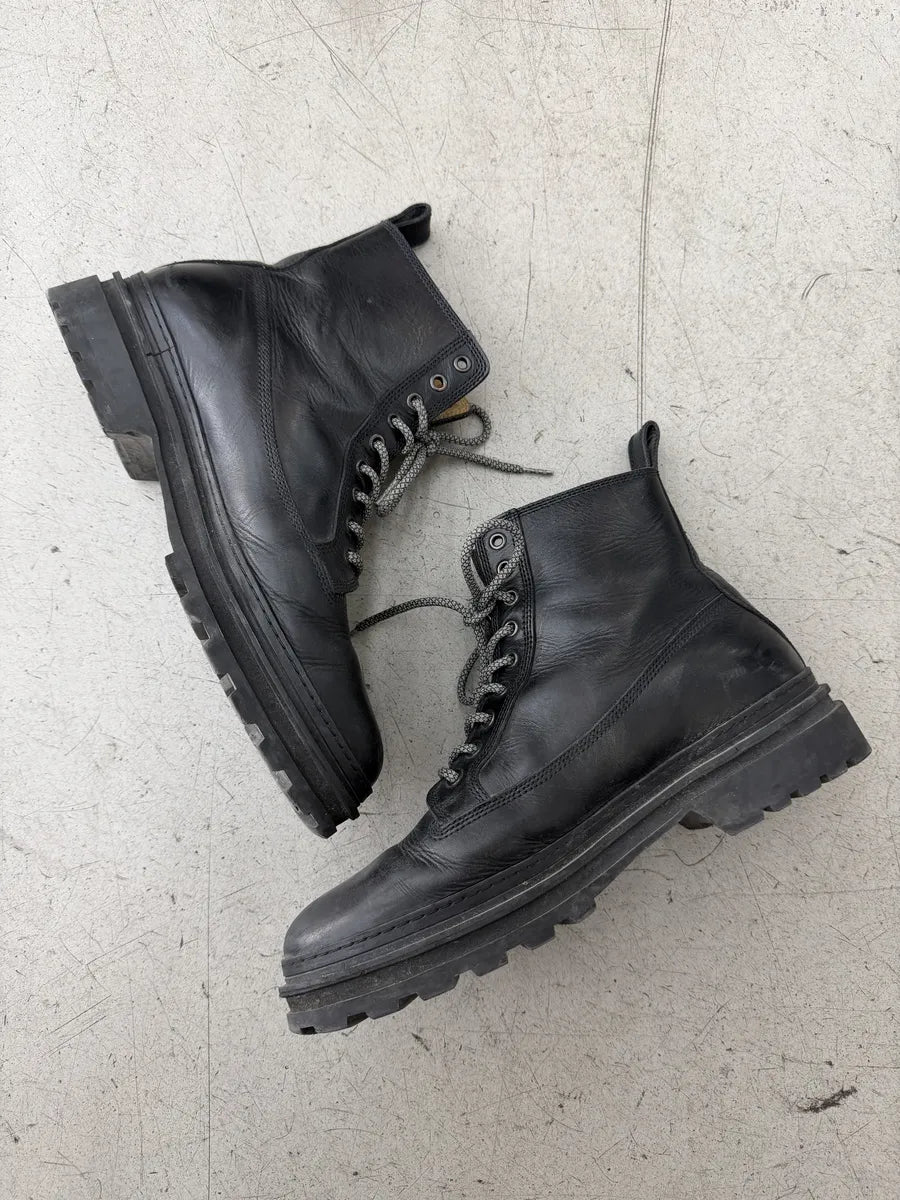 A.P.C. Black Leather Daily Boots lgJirEI 6