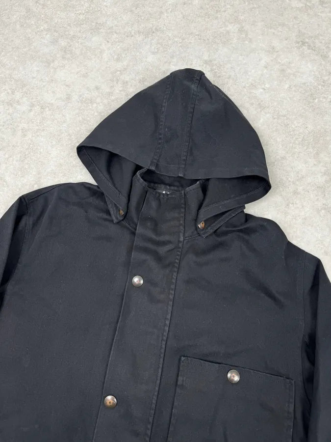 A.P.C. Black Minimalist Parka Jacket VTiUMNd 4
