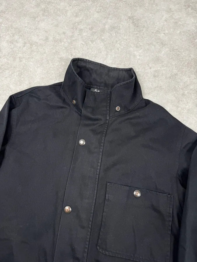 A.P.C. Black Minimalist Parka Jacket VTiUMNd 5