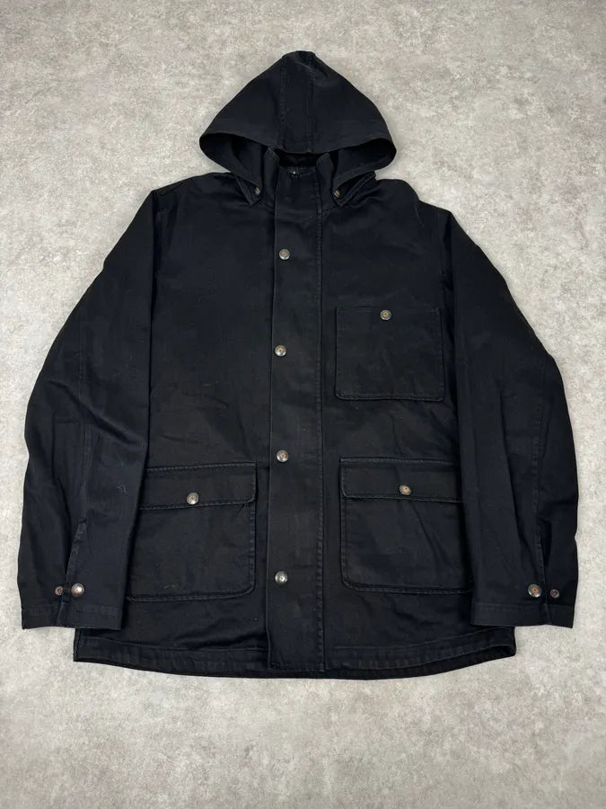 A.P.C. Black Minimalist Parka Jacket VTiUMNd 0