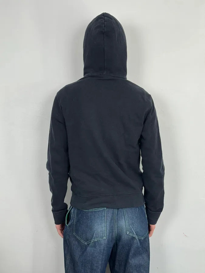 A.P.C. Navy Minimalist Zip-up Hoodie WxWbGey 2