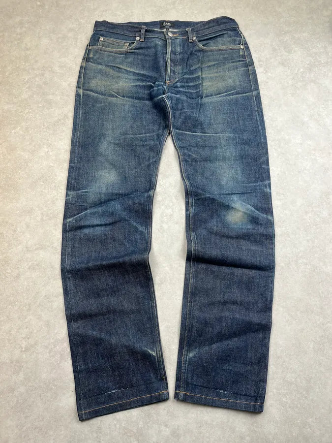 A.P.C. Blue Washed Denim Jeans LNxvAAf 2