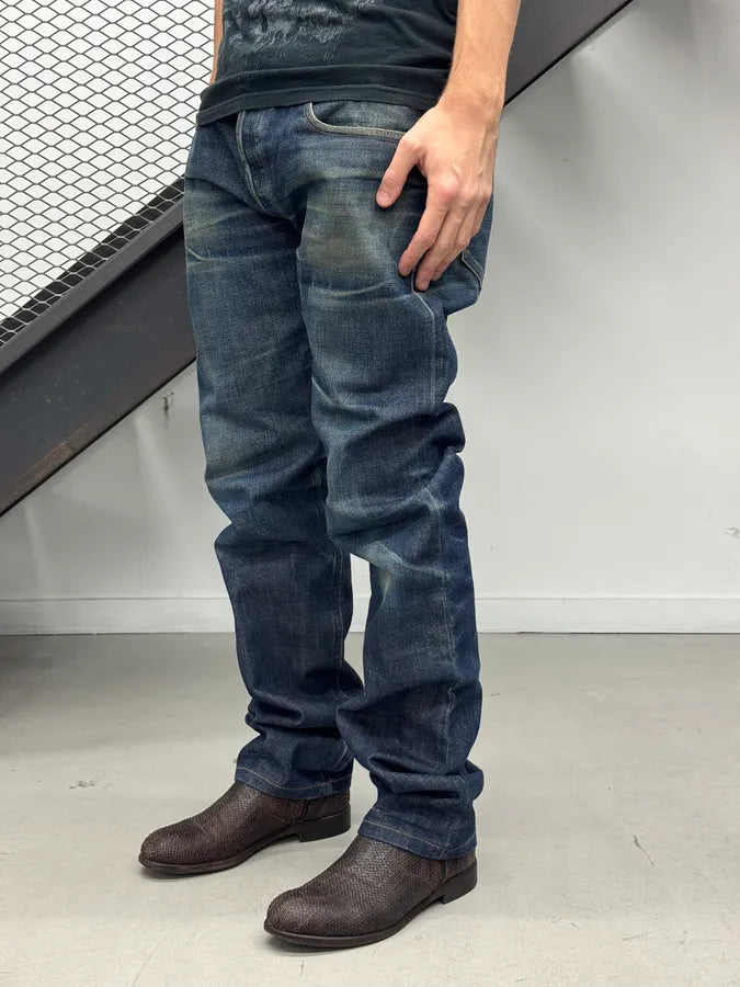 A.P.C. Blue Washed Denim Jeans LNxvAAf 1