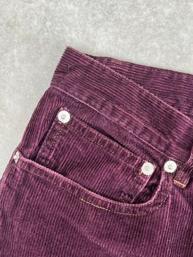 A.P.C. Purple Corduroy Slim Pants MkpUbdQ 9