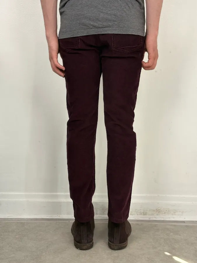 A.P.C. Purple Corduroy Slim Pants MkpUbdQ 3