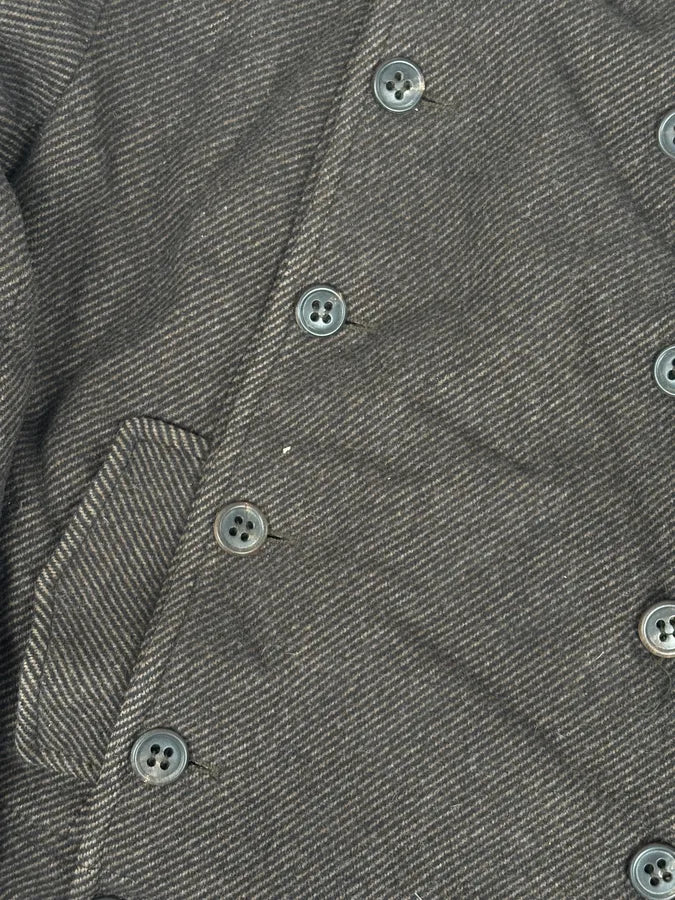 A.P.C. Brown Wool Light Buttoned Officer Jacket Lyapmty 7