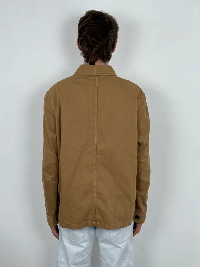 A.P.C. Camel Cotton Shirt Jacket Cargo Pockets aMVQAsQ 2