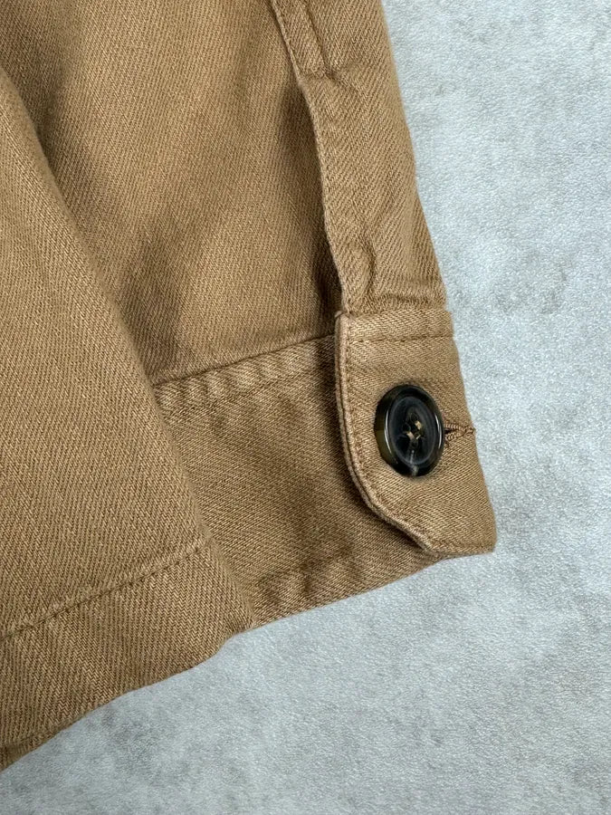 A.P.C. Camel Cotton Shirt Jacket Cargo Pockets aMVQAsQ 8