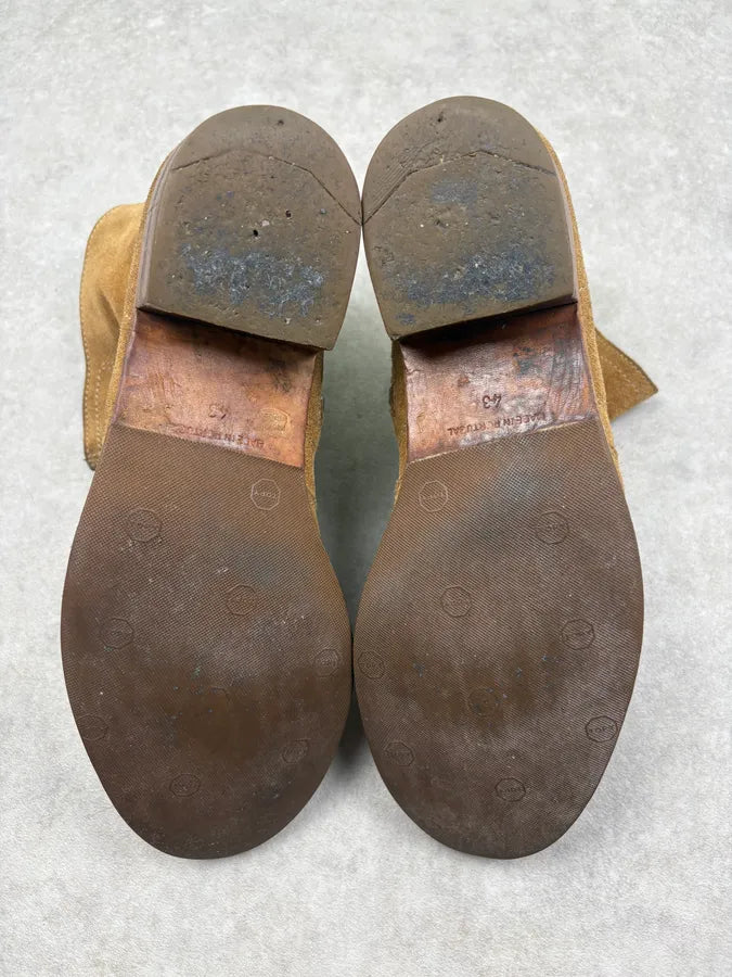 A.P.C. Camel Beige Suede Leather Zip Boots DDrSODo 7