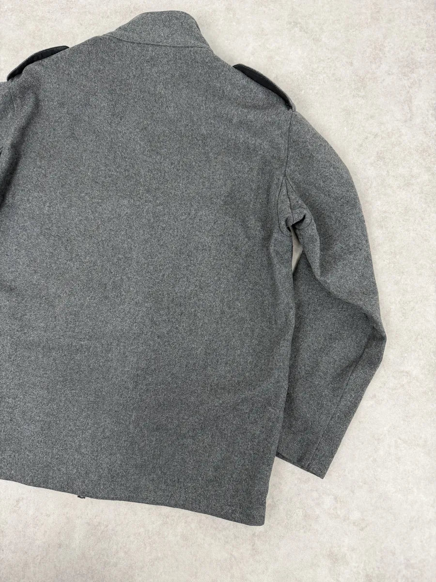 A.P.C. Imperial Grey Wool Parka Jacket uIWjpcc 6