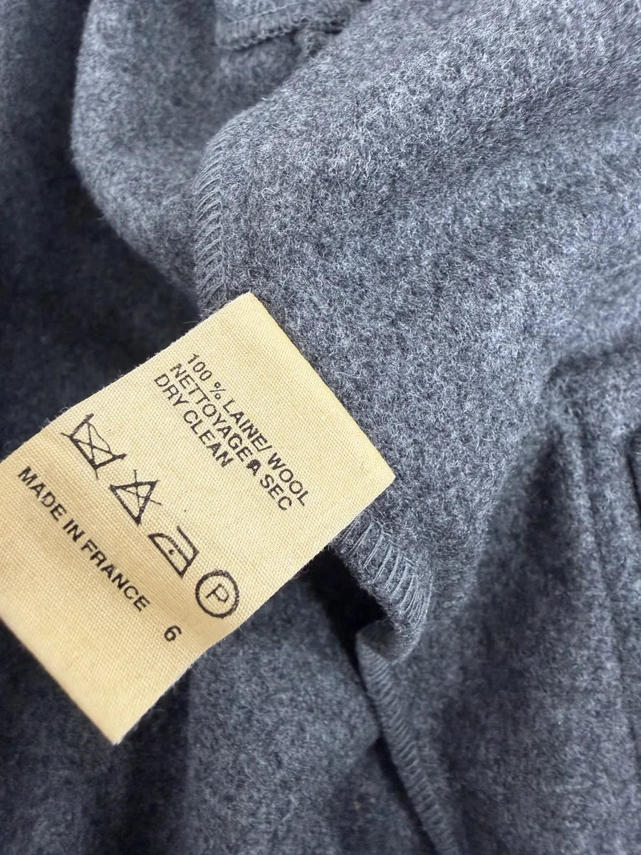 A.P.C. Imperial Grey Wool Parka Jacket uIWjpcc 9