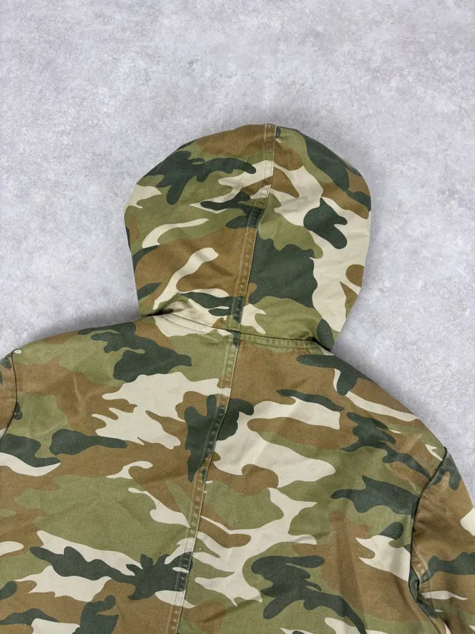 A.P.C. Khaki Camo Hooded Jacket Multi-Pocket Jacket ImTTsKN 5