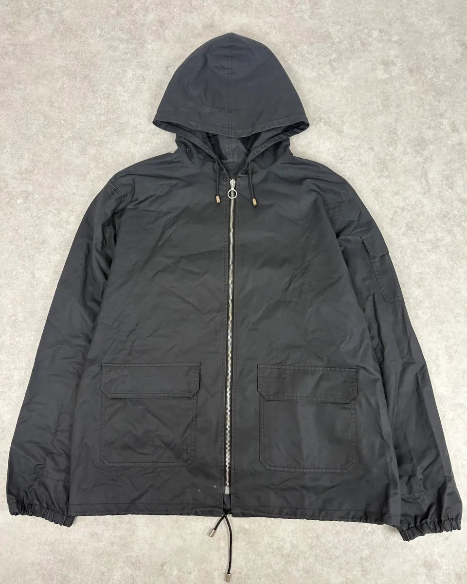 A.P.C. Minimalist Black Windbreaker Jacket wmxrurt 0
