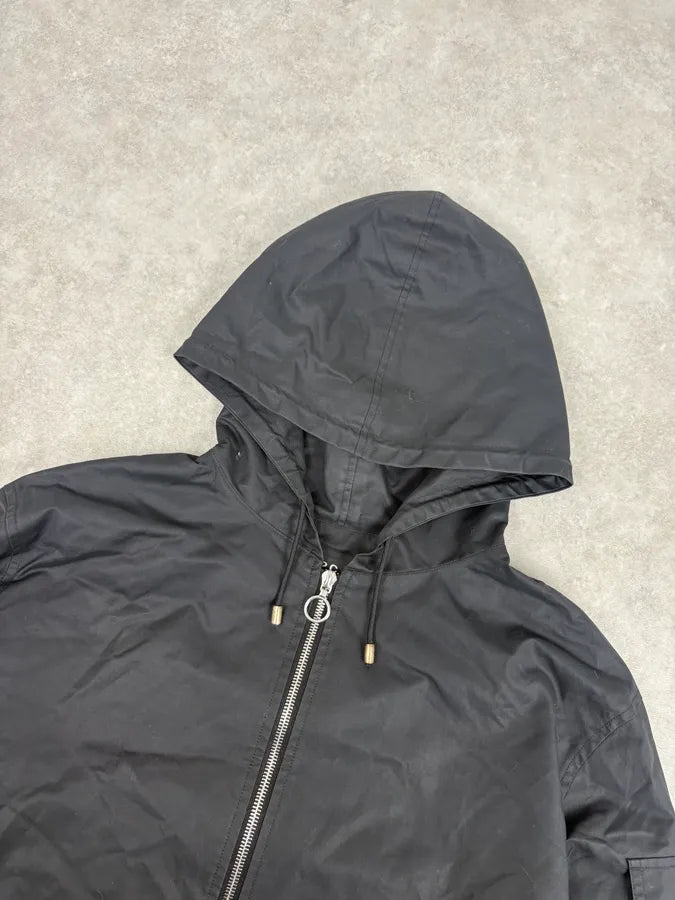 A.P.C. Minimalist Black Windbreaker Jacket wmxrurt 3