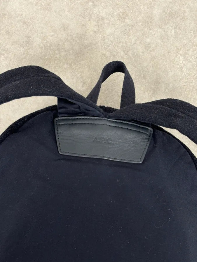 A.P.C. Navy Wool Classy Backpack  tBkRPIl 6